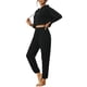 thumbnail image 4 of INSPIRE CHIC Conjuntos de Ropa de Estar por Casa para Mujer Sudaderas con Capucha y Pantalones Jogger Largos Crop Sudadera y Jogger L Negro, 4 of 6