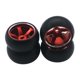 thumbnail image 4 of Neumáticos De Llanta De Rueda De Coche De Coche RC Para WLtoys K969 K989 1/28 4WD Reemplazo De Coche Rojo, 4 of 5
