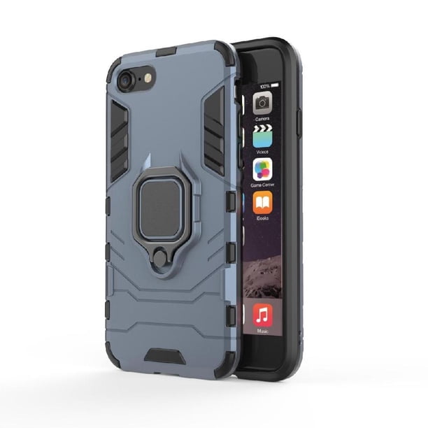 FOXDOCK Funda Antigolpes para iPhone SE 2022/2020 – Protección Total con Soporte y Diseño Robusto