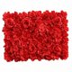 thumbnail image 4 of 2xSilk Hydrangea Artificial Rose Flower Wall Fondo De Boda Rojo, 4 of 5