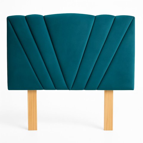 Ethan Desing - Respaldo 2 Plazas Tubular En V Turquesa