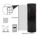 thumbnail image 2 of Malla Soldada PVC Negra para Jardin 0.6 x 10 Metros, 2 of 3