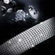 thumbnail image 2 of Funda de volante CAR PASS Bling Diamond Leather Silver, 2 of 8