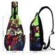 thumbnail image 2 of Gurren Lagann Riñonera Bandolera con Estampado Integral para Hombres y Mujeres, Bolso Cruzado Gráfico de Tendencia, Mochila de Hombro Streetwear para Ciclismo y Deportes, Riñonera Versátil Casual, 2 of 6