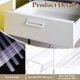 thumbnail image 3 of Protector de Puerta de Gabinete de 6 Paquetes, Protector de Borde Deslizante de 18" x 7/8" para Cajones de Gabinetes de Cocina de 11/16"- 13/16" de Grosor, Transparente, 3 of 6