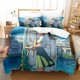 thumbnail image 1 of New Anime Suzume no Tojimari Bedding Set Single Twin Full Size Bed Set Adult Kid Bedroom Duvet cover Sets Bed Sheets, 1 of 5