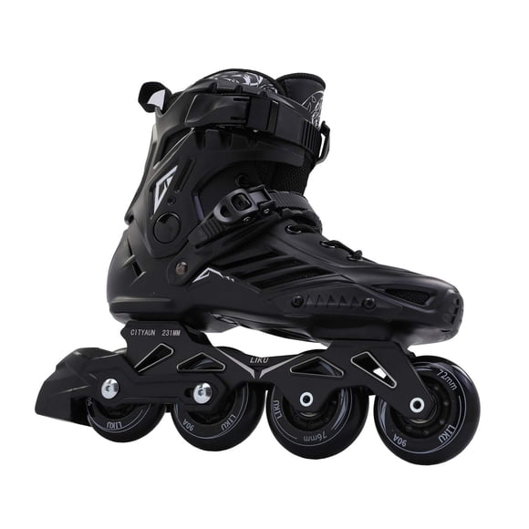 Patines en línea LIKU Adultos Negro Hombre 9.5 / Mujer 10.5