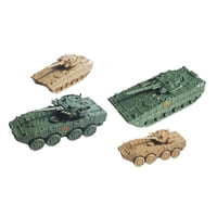 Magideal - 4 Piezas, Escala 1/144, Modelo De Tanque Moderno, Modelo De Vehículo, Juguete Para El Escritorio Del Hogar, Mesa, Estantería, Decoración Artesanal