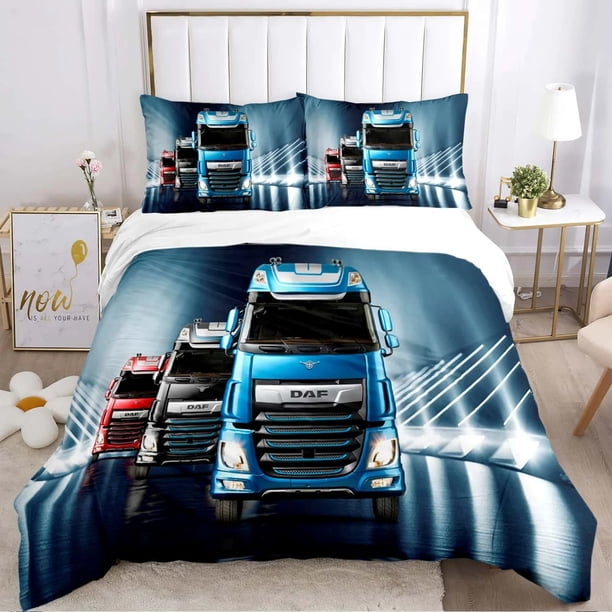DAF Truck Casal All Season Duvet Cover Comforter Bedding sets Soft Quilt Cover and Pillowcases Teens