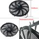 thumbnail image 3 of Ventilador Eléctrico para Radiador BLACKHORSE-RACING 16" 120W 3000 CFM, 3 of 8