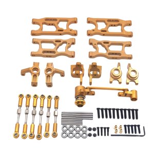 Bothyi - Accesorios De Actualización De Metal 1/12 1/14 Para Wltoys 144010 144001 Reemplazo Dorado