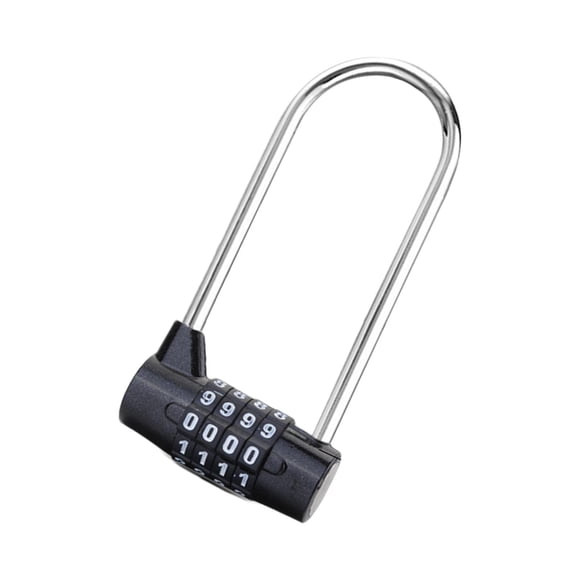 Cerradura De Combinación De 4 Dígitos Cerradura De Seguridad Para Exteriores Cerradura De Contrase?a Para Caja De Herramientas Gate Black