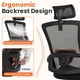thumbnail image 3 of Silla de oficina NEO CHAIR de respaldo alto de malla con apoyabrazos ajustables, 3 of 8