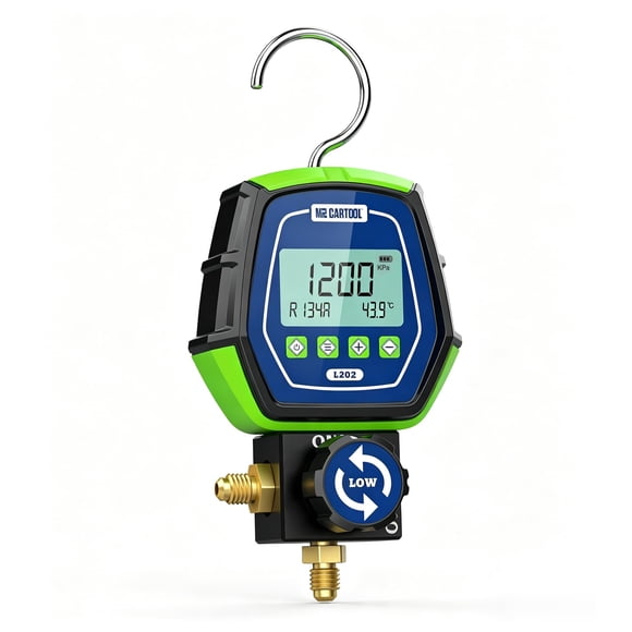 Manómetro Digital para HVAC MR CARTOOL L202 R410A R134A