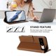 thumbnail image 4 of Funda Volteable tipo Billetera con Correa para Google Pixel 8, Marrón, 4 of 6