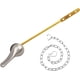 thumbnail image 1 of Kit de reemplazo de manija de inodoro, manija de palanca universal para descarga de tanque con cadenas de acero inoxidable para la mayoría de inodoros de montaje frontal, manija de descarga de inodoro, 1 of 7