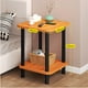thumbnail image 4 of Mesa De Noche Top Living Velador 2 Niveles De Bambú Brillante, 4 of 4