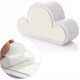 thumbnail image 5 of Llavero magnético | Llavero adhesivo con imán de nube blanca, novedoso llavero con forma de nube para decoración del hogar, con clips de pared para tijeras y varias llaves., 5 of 7
