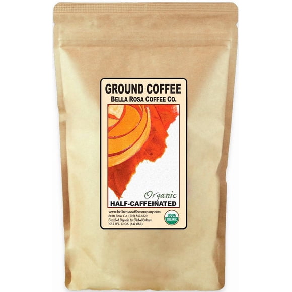 Café Molido Bella Rosa Medio Descafeinado Orgánico 340g