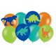 thumbnail image 1 of Set globos tematica dinosaurios multicolor, 1 of 1