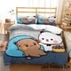 thumbnail image 1 of Cute Bubu Dudu Cartoon Bear Panda Duvet Cover kawaii Bedding sets Soft Quilt Cover and Pillowcases SingleDoubleQueenKing Kid, 1 of 5