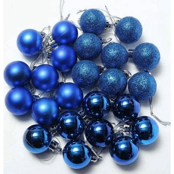 Pack 24 Esferas Navideñas 3 Cm Adornos Arbol De Navidad