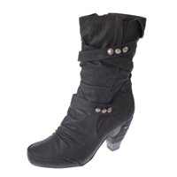 Bota Taco Negro Vía Franca