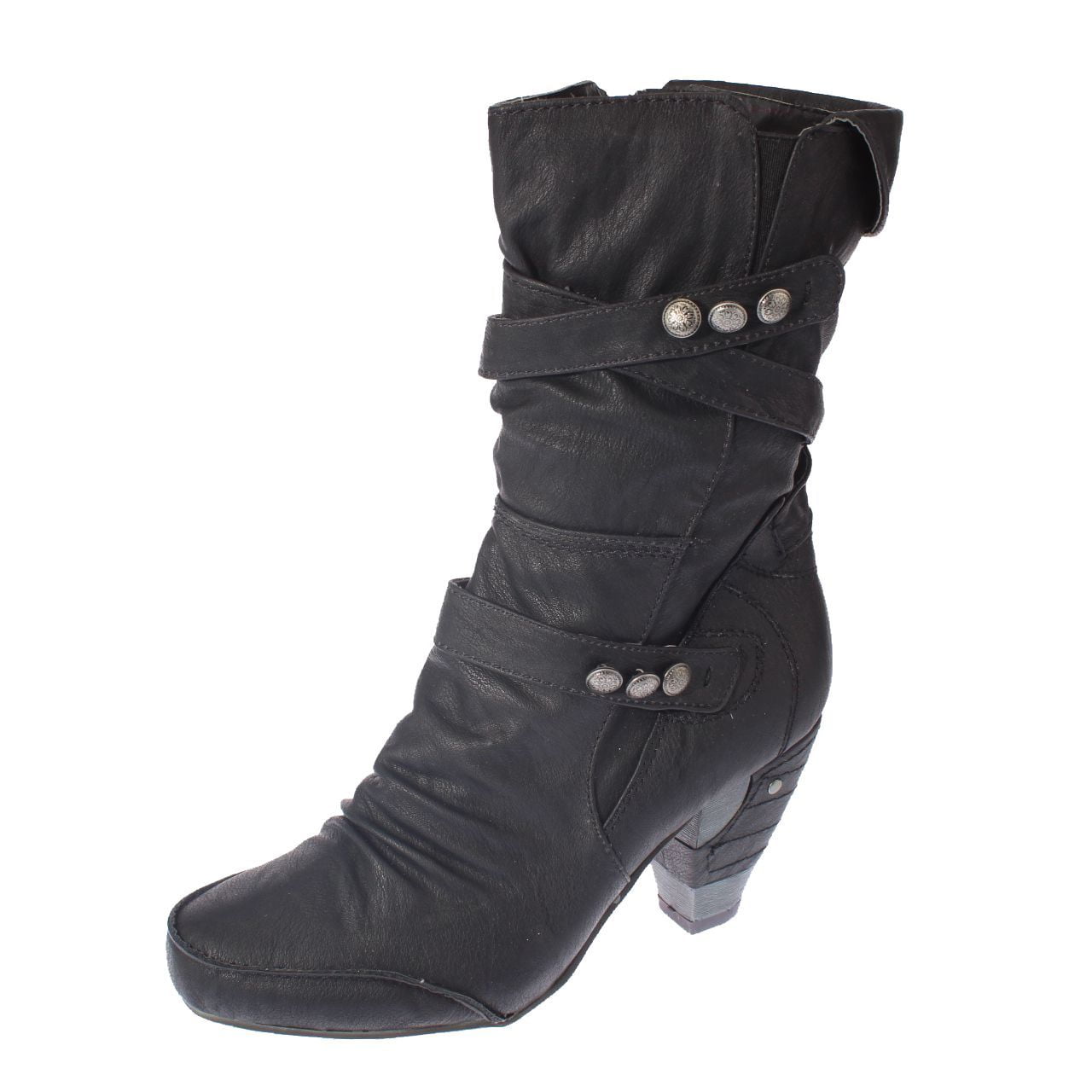 Bota Taco Negro Vía Franca