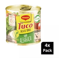 Pack X4 Salsa De Tomate Maggi® Tuco Con Albahaca Lata 245G