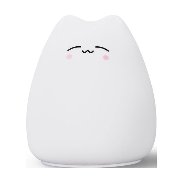 1pc Cute Cat LED Color Changing Night Light New Year Gift Birthday Gift
