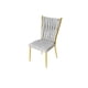 thumbnail image 1 of Silla Dorada Para Comedor Arthur Gris, 1 of 3