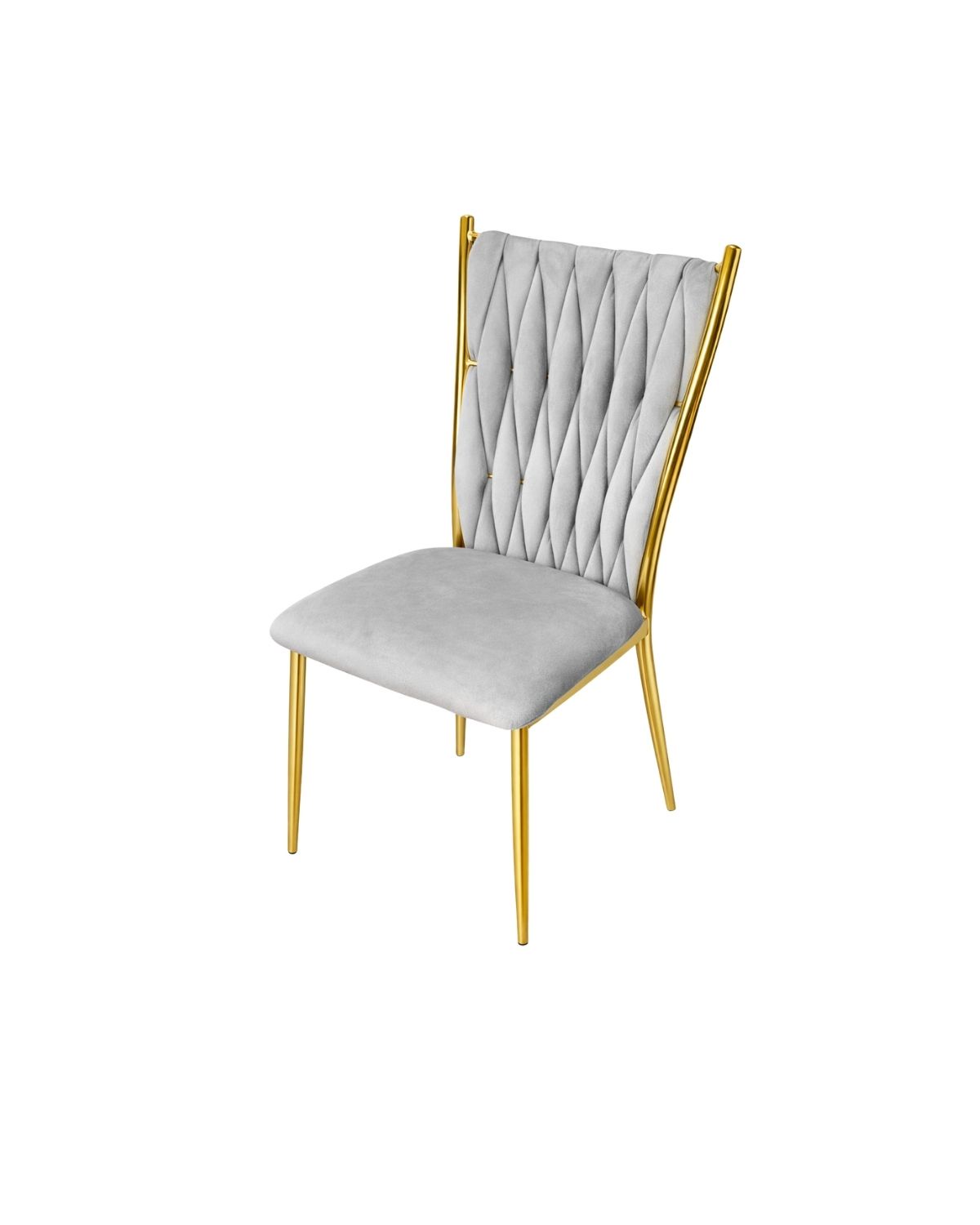 Habita2 Chile - Silla Dorada Para Comedor Arthur - Gris