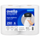 thumbnail image 1 of Plus D/H 250M - Paq 6 Uni Papel Higiénico Ovella Plus Doble Hoja 250 Metros Pack 6 Rollos Industrial, 1 of 3