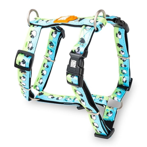 Arnés Para Perros Talla S Ajustable Diseño Ovejas