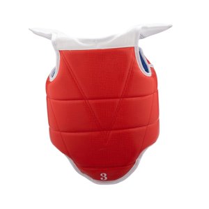 Ioensy - Chaleco Protector De Taekwondo, Protector De Pecho, Cuerpo De Costilla, Punzonado Pesado, Mma S