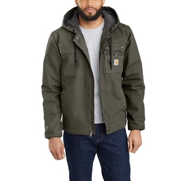 Chaqueta Carhartt Washed Duck Bartlett para hombre, modelo Moss, XL