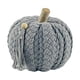 thumbnail image 5 of Cosecha De Oto?o Calabaza Tejida A Mano Hogar Pantalla Cena Mesa Calabazas Artificiales Gris, 5 of 5