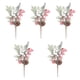 thumbnail image 1 of 5 Piezas De árboles De Navidad Artificiales, árboles De Flores Artificiales Para La Familia De Los Vecinos, 1 of 3