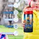 thumbnail image 5 of Dog ManBotella de Agua con Tapa Pop Top de Un Toque, Acero Inoxidable, a Prueba de Fugas, para Deportes, Botella Infantil rosa 12 oz, 5 of 6