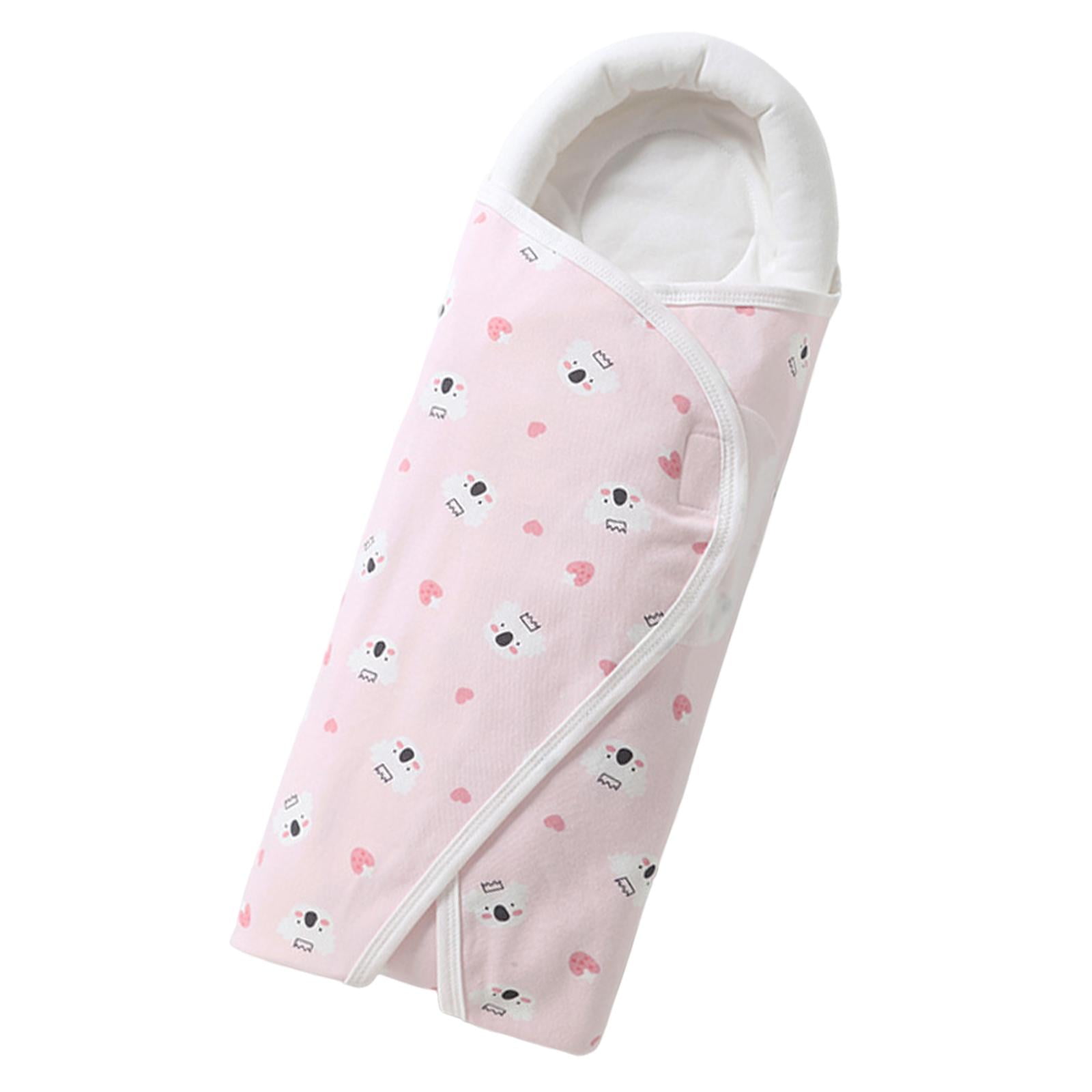 Magideal - Envolturas Para Bebé Con Gorro Para Baño, Piscina, Playa, Ducha, Manta Para Dormir De Dibujos Animados, Color Rosa