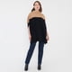 thumbnail image 4 of Poncho Mujer Negro/Camel Corona, 4 of 5