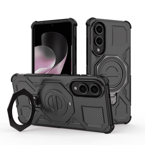 Funda Foxdock Para Samsung Galaxy S25 Edge , Magnética, Ligera, Soporte 360°, Antigolpes