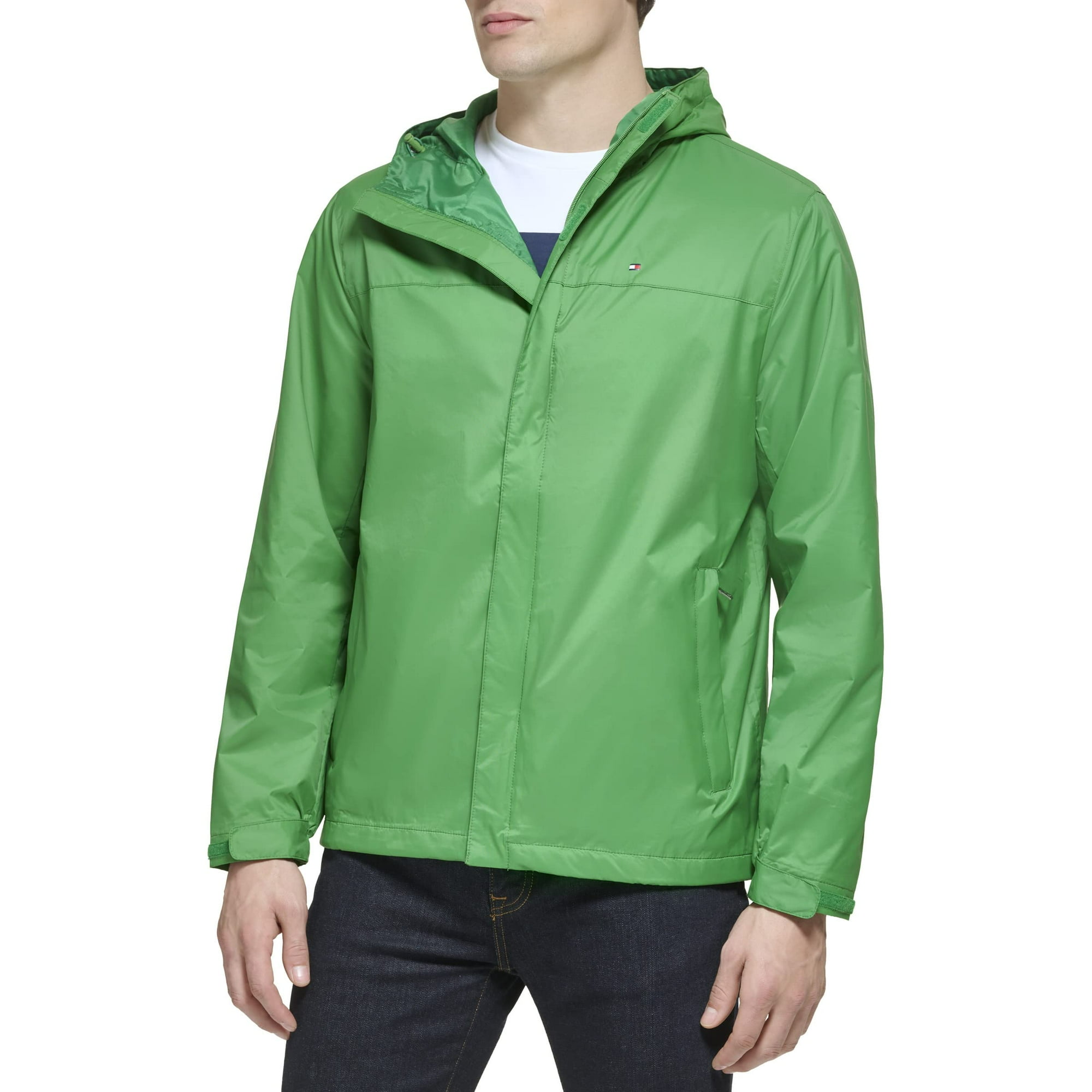 Chaqueta Tommy Hilfiger Ligera Impermeable Para Hombre Verde