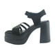 thumbnail image 2 of Sandalia Chalada Mujer Vizze-2 Negro Casual, 2 of 6