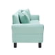 thumbnail image 4 of Sofa Lua 3c + 2 Pouf Felpa 20 Verde Agua, 4 of 5