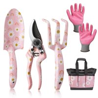 Juego De Herramientas De Jardinería Workpro De 5 Piezas Con Bolsa De Aluminio Para Mujer