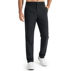 Pantalones De Golf Libin, Ligeros Y Resistentes Al Agua Para Hombre, Color Negro