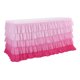thumbnail image 2 of Falda De Mesa Con Volantes De Tutú Decoración De Vajilla De Fiesta De Cumplea?os Rosa 1.83x0.77m, 2 of 3