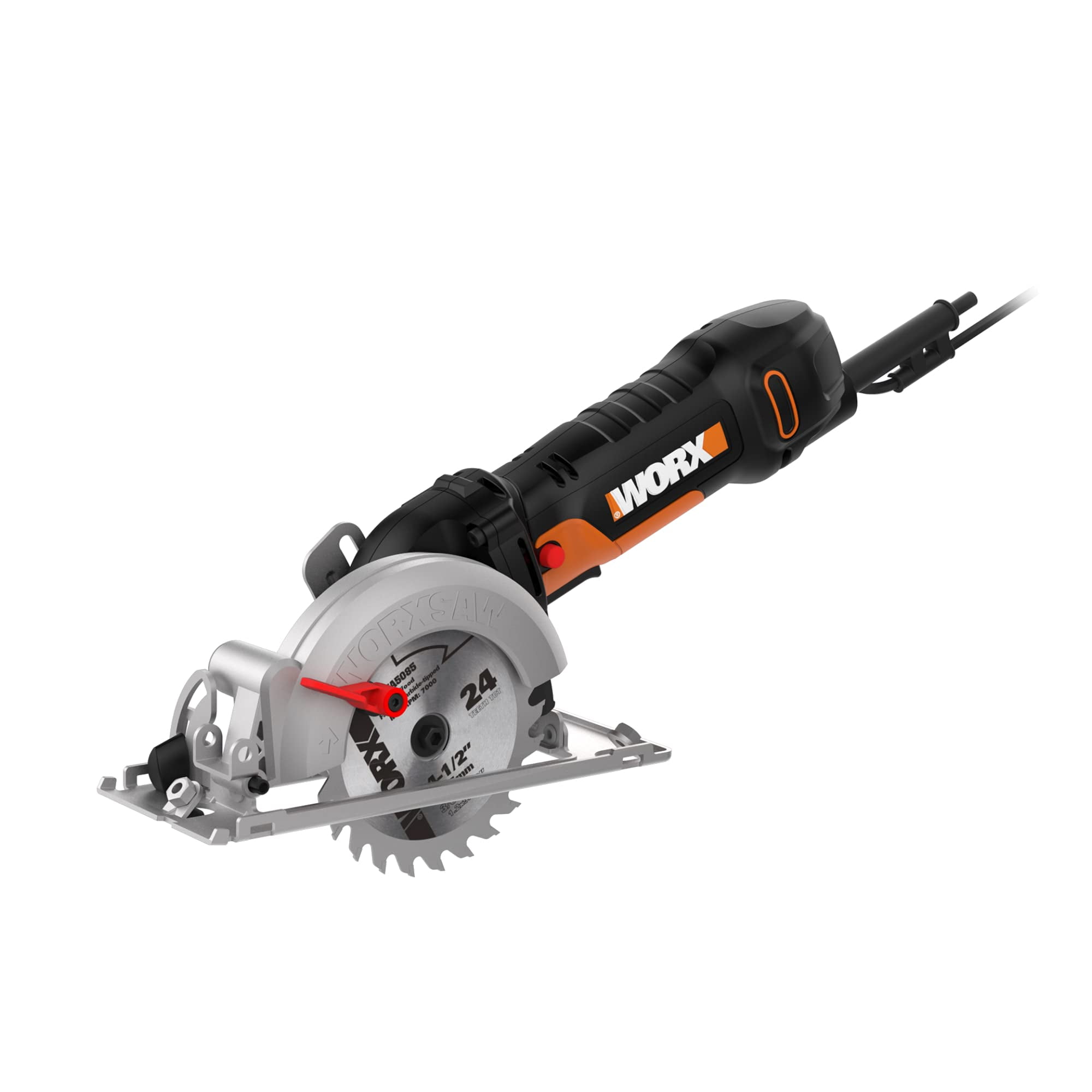 Sierra Circular Compacta Worx Wx439l De 4,5 Amperios Worxsaw 4.5