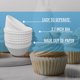 thumbnail image 4 of Cápsulas antiadherentes para cupcakes KPKitchen 6,9 cm Pack de 300, 4 of 7
